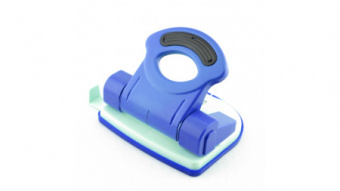 Дырокол до 20л. KANEX  метал., с линейкой, синий, NEW