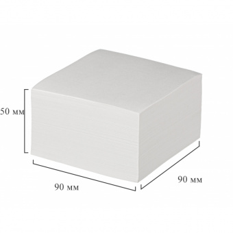 Блок для записей Attache Economy на склейке 9х9х5 белый 65 гр 92