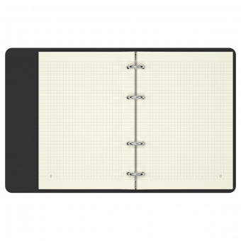 Тетрадь на кольцах А5, 80л. ЛАЙТ, кожзам, Greenwich Line "Свет в темноте", тон. блок