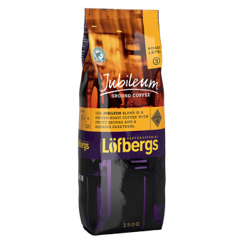 Кофе молотый LOFBERGS «Jubileum», 250 г, мягкая упаковка