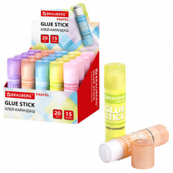 Клей-карандаш 15г BRAUBERG  PVP основа