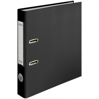 Папка-регистратор OfficeSpace, А4, с покрытием из ПВХ, 50 мм, черная