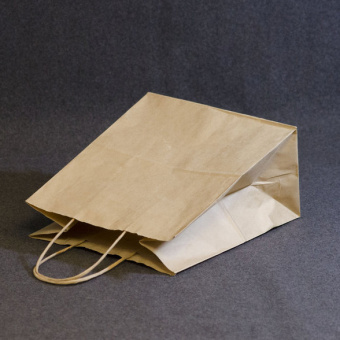 Пакет крафт, 22 × 12 × 25 см