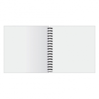 Скетчбук «Лазурная палитра», 195 × 195 мм, 80 л, квадратный, с твердой обложкой, матовая ламинация