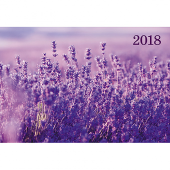 Календарь квартальный на 2018 год «Природа. Лавандовое поле»
