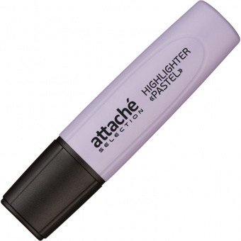 Текстовыделитель Attache Selection "Pastel", скошенный наконечник, 1-5 мм, фиолетовый