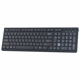 Клавиатура беспроводная DEFENDER UltraMate SM-535 RU, USB, 108 клавиш, 2,4 Ghz, черная /офисмаг