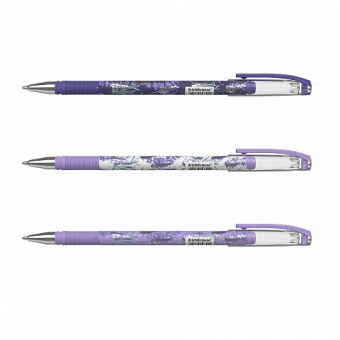 Ручка шариковая ErichKrause Color Touch Stick Lavender, цвет чернил синий