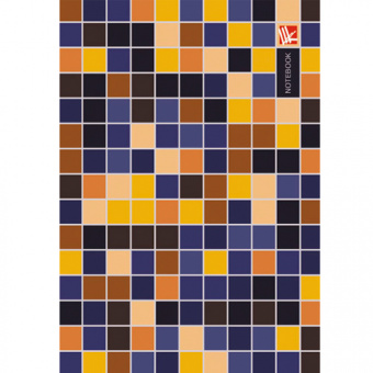 Блокнот Канц-Эксмо «Офисный стиль. Мозаичный орнамент», А6, 96 листов, клетка, твердый переплет