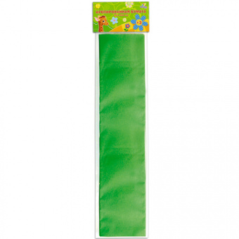 Бумага «Стандарт», крепированная, 50 × 250 см, зеленая