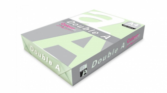 Бумага цветная DOUBLE A, А4, 80 г/м, пастель, зеленая, 500 листов
