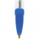 Ручка шариковая OfficeSpace "907 Orange", синяя, 1 мм, прозрачный корпус 