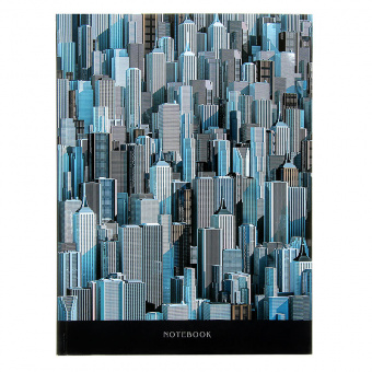 Блокнот Канц-Эксмо «Офисный стиль. Городская геометрия», А4, 160 листов, клетка, твердый переплет