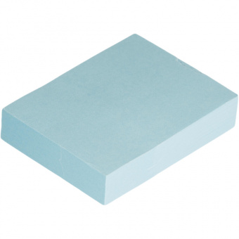 Бумага для заметок с клеевым краем Economy 38x51 мм, 100 л, пастел. синий
