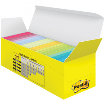 Блок самоклеящийся Post-It «Optima. Конфетти», 76 × 76 мм, 2200 л., 22 цвета
