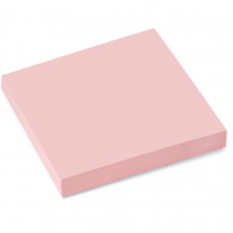Блок самоклеящийся 76x76мм 100л. розовый постельный BRAUBERG