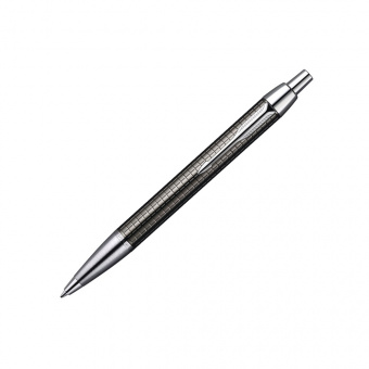 Ручка шариковая автоматическая Parker «IM Premium Dark Grey (Gun Metal)» 1мм, синий стержень