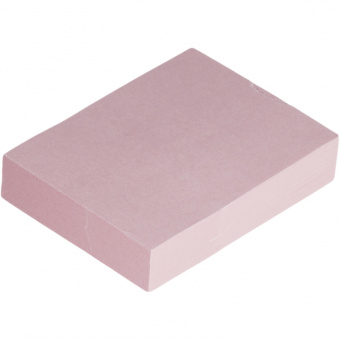 Бумага для заметок с клеевым краем Economy 38x51 мм, 100 л, пастел. розовый