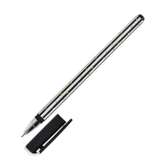 Ручка шариковая масляная LOREX «B&W.STRAPS», серия Slim Soft, 0,5 мм, стержень синий, корпус ассорти