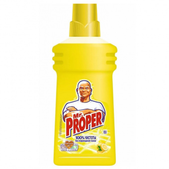 Средство для мытья пола Mr. Proper «Лимон», 0.5 л.