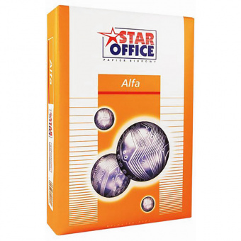 Бумага ALFA STAR OFFICE, белая, А4, 80 г/м², 500 л., класс «C+»