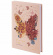 Ежедневник недатированный А5 (145х215 мм), ламинированная обложка с фольгой, 128 л., STAFF, "Butterfly"