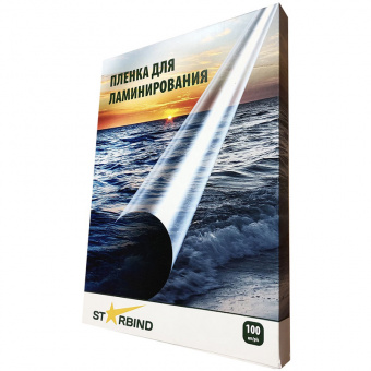 Пленка для ламинирования пакетная STARBIND 216X303 (A4) 250 микр., глянцевая