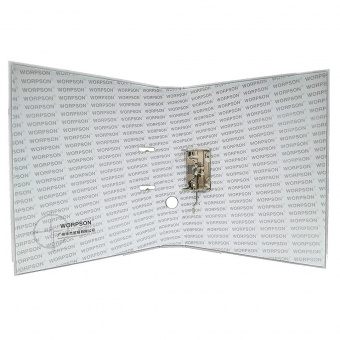 Папка-регистратор А4 75мм ПВХ белая