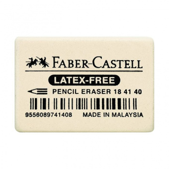 Ластик «Faber-Castel»l, белый, натуральный каучук