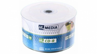 Диск CD-R 700 Mb MyMedia 52x Printable в пленке 50шт