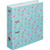 Папка-регистратор Attache Selection "Flamingo", А4+, 75 мм, картон, голубая с розовым