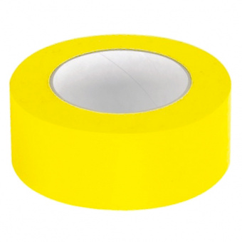 Скотч упаковочный цветной, 48 мм × 66 м, желтый
