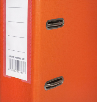 Папка-регистратор А4 50мм ПВХ оранжевый  LAMARK601 метал.окантовка/карман, собранный