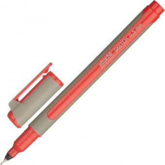 Ручка линер Attache Selection «Sketch», 0,5 мм, стержень красный