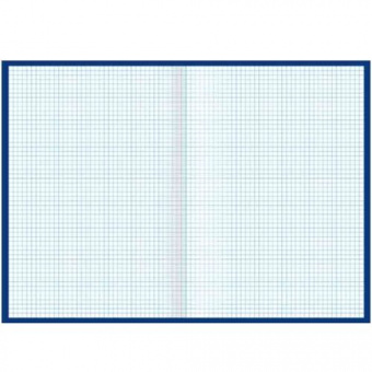 Тетрадь А4 96л клетка, синий бумвинил, ТП  (пр-во Беларусь)