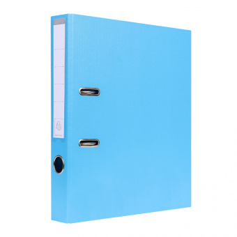 Папка-регистратор YESли, А4, с покрытием из ПВХ/ЭКО, 75 мм, светло-голубая