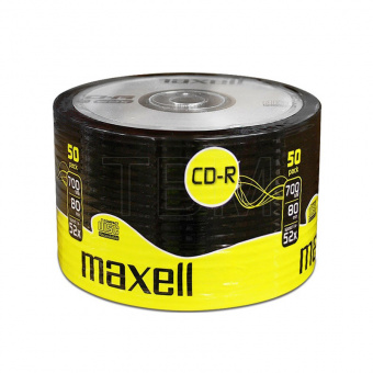 Диск CD-R Maxell 52x 700МБ, по 50 штук 