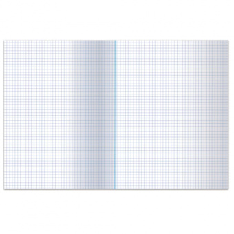 Книга учета 96 л., клетка, обложка из мелованного картона, блок офсет, А4 (200х290 мм), ОФИСМАГ
