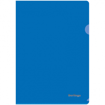 Папка-уголок Berlingo, А4, 180 мкм, синяя