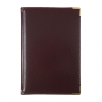 Ежедневник недатированный Канц-Эксмо «STATUS», А5, 152 листа, искусственная кожа, бордовый