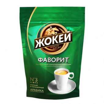 Кофе растворимый гранулир. Жокей Фаворит 75г м/у