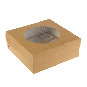 Коробка с неразъёмной крышкой 25 × 25 × 10 см