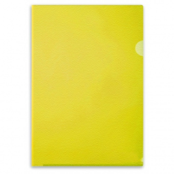 Папка-уголок Forpus, А4, 100 мкм, желтая