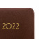 Ежедневник датированный 2022 А5 138x213 мм BRAUBERG "Select", балакрон, коричневый