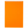 Блокнот Hatber"Diamond Neon", А5, 80 л, клетка, на гребне, оранжевый