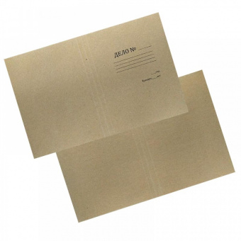 Папка-обложка «Дело», картонная (без скоросшивателя), 420 г/м²