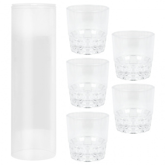 Рюмки 60мл набор 6штук в пластиковом футляре