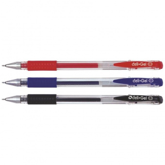 Ручка гелевая «6601», 0,5 мм, стержень красный