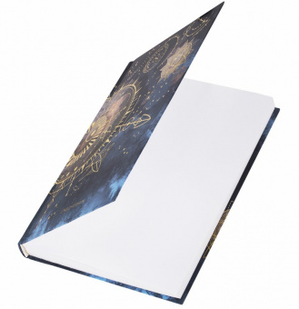 Ежедневник недатированный А5 (145х215 мм), ламинированная обложка с фольгой, 128 л., STAFF, "Astrology"