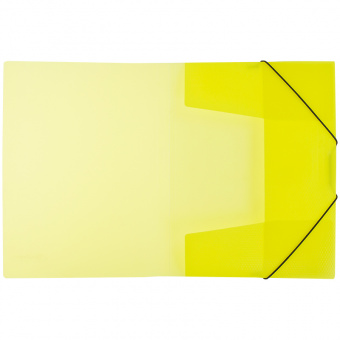 Папка на резинках Berlingo «Neon» А4, неоновая желтая